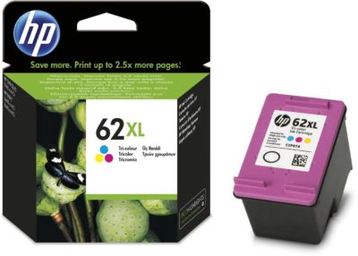 HP 62 C2P07AE XL High Yield Tri-Colour Ink Cartridge